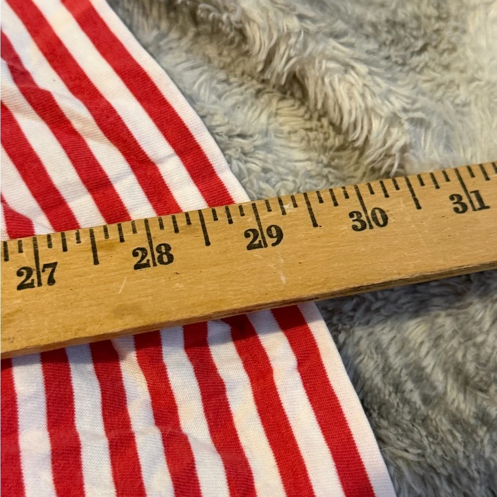 Polo Ralph Lauren Shirt Mens XL Short Sleeve Red White Striped Soft Cotton